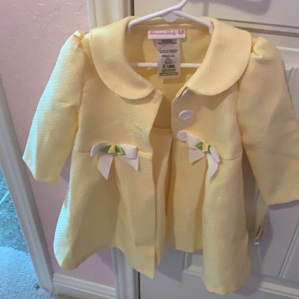 NWT yellow spring coat